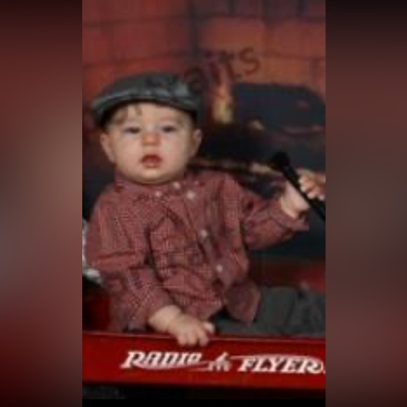 baby GAP Red & tan button down and dress pants! - Picture 5 of 8